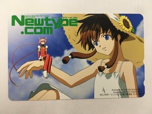 テレホンカード テレカ 50度数 ANGELIC LAYER エンジェリックレイヤー CLAMP Newtype 未使用