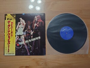 ★チェリー・ボンブ Cherry Bomb★ザ・ランナウェイズ・ファースト THE RUNAWAYS★帯付★LPレコード★中古品★下着ジャケット 