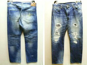 ◇即決[W38]SUGAR CANE SC41501H/R 501 14oz Lone Star Jeans Slim Fit スリム ロンスター シュガーケーン デニム パンツ■5956