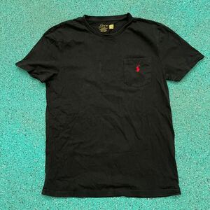 ポロラルフローレン　POLO RALPH LAUREN 半袖Tシャツ ポケットTシャツ 黒　メンズ　サイズM