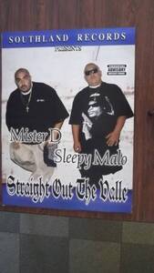 ☆Mister D & Sleepy Malo / EAST SIDE VALLEROS　両面ポスタ－