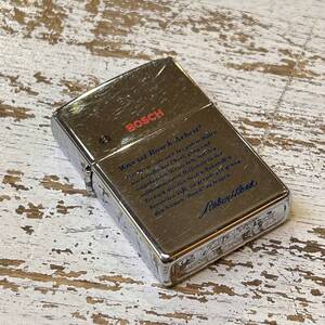 90S MADE IN USA ZIPPO/ジッポー BOSCH ボッシュ 喫煙グッズ 動作未確認 オイルライター USED