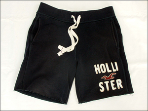 ★HOLLISTER★ ホリスター スウェット ショートパンツ 裏起毛 ネイビー Sサイズ ★美品★