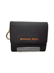 MICHAEL KORS JET SET TRAVEL CARD　CASE カードケース PVC ブラック メンズ 35F7GTVD2L