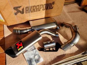 新品処分!! AKRAPOVIC MT-09 / FZ-09 フルエキ　アクラポビッチ レーシングライン チタン S-Y9R11-HAPT