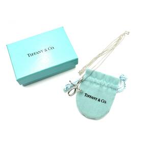 【１円スタート】TIFFANY&Co.　ティファニー　インフィニティ　クロス　SV925　シルバー　ペンダント　ネックレス　レディース　刻印6C-043