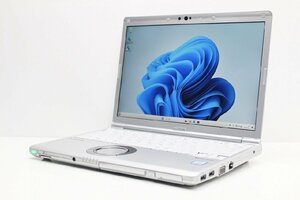 1円スタート ノートパソコン Windows11 Panasonic レッツノート CF-SV7 DVDマルチ 第8世代 Core i5 SSD256GB メモリ8GB Windows10 カメラ