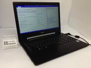 ジャンク/ MouseComputer MPro-NB391 Intel Core i7-8550U メモリ16.38GB SSD480.1GB 【K03540】