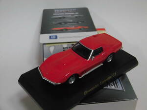 1/64 シボレー コルベット スティングレー C3 赤 USA スポーツカー コレクション 2 絶版品 送料込