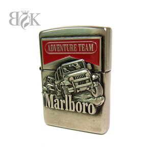 希少 ジッポー マルボロ アドベンチャーチーム オイルライター ローラー式 喫煙具 着火未確認 Zippo ◆