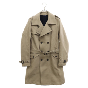 jun hashimoto ジュンハシモト FRONT CUT TRENCH COAT フロントカット トレンチコート ベージュ