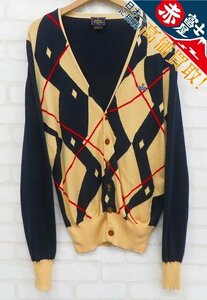 8T2776/Vivienne Westwood MAN ニットカーディガン ヴィヴィアンウエストウッドマン