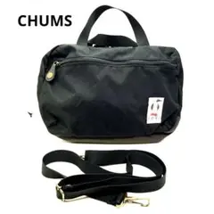 美品✨CHUM・ チャムス・旧ロゴ・2way・黒グレー★コンパクトで収納力あり♪