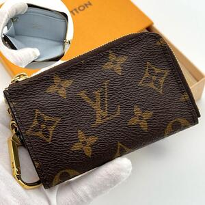 LOUIS　VUITTON ヴィトン モノグラム ポルトクレ ノア オランプブルー コインケース レディース コンパクト財布 ICタグ M83612 メンズ