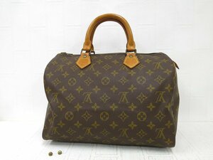 ◆超美品◆LOUIS VUITTON ルイ・ヴィトン◆モノグラム スピーディ◆トアル地 レザー 本革◆ミニ ボストン バッグ◆茶◆ヴィンテージ◆A5708