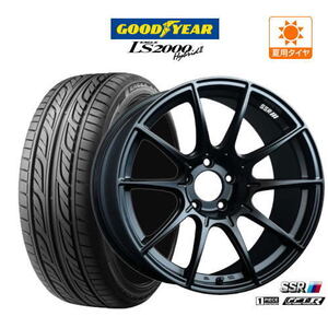 18インチ ホイール 5穴 7.5J pcd100 114.3 タナベ SSR GT X01 グッドイヤー イーグル LS2000 HB2 225/40R18 カローラスポーツ等