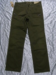 575 Denim ファイブセブンティーファイブ メンズコットンパンツ 31インチ OLIVE グリーン 新品