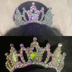 新ルール対応　クリスタルティアラ ヘアアクセサリー