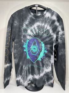 VOLCOM ボルコム A3632111MLT メンズ Sサイズ 長袖Tシャツ ロンティー Tee TieDye タイダイ染め マルチ色 ヴォルコム 新品 即決 送料無料