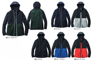 バートル 9505 フーディジャケット 5/シルバー XXL メンズ アウター 上着 形態安定 撥水 防汚 作業服 アウトドア 釣り