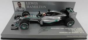 1/43 メルセデス AMG W05 ハイブリッド #44 ルイス ハミルトン 2014 バーレーンGP 優勝車 2度目のチャンピオン カー 680台限定 送料込