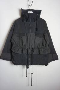 19AW White Mountaineering ホワイト マウンテニアリング ドッキング パーカー フーディー ジャケット ブルゾン WL1973203 黒 S 424O★4