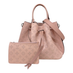 ルイヴィトン ジロラッタ マヒナ ショルダーバッグ モノグラムマヒナ M54401 ピンク レディース LOUIS VUITTON 中古 美品