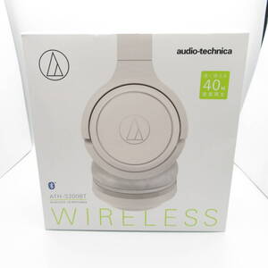 T2416☆オーディオテクニカ audio-technica ワイヤレスヘッドホン ATH-S200BT ホワイト 未開封品【オーディオ】