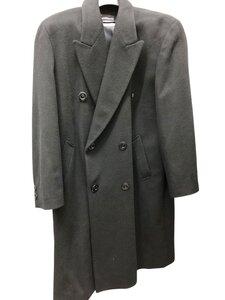 1円～ 美品 カシミヤ コート PURE KASHMERE High Quality 100% Ｍサイズ ダブル ロングコート ピュアカシミヤ コレクション コレクター