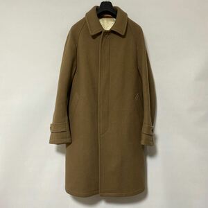 美品 SCYE BASICS カシミヤ 混 ウール ステンカラー コート 38 サイ ベーシック 厚手 coat カシミア