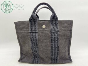 AK0600803　◇ HERMES エルメス エールラインPM トートバッグ ハンドバッグ グレー 南京錠 鍵付き 鞄 ジャンク