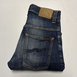 Nudie Jeans ヌーディージーンズ THIN FINN Bright Dawn ストレッチスキニージーンズ デニムパンツ W28 L32