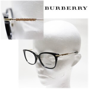 《BURBERRY バーバリー》箱付新品 イタリア製 セル フルリム メガネフレーム 53□17-140 伊達メガネ ユニセックス S0752