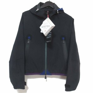 新品 未使用 22AW MONCLER モンクレール VIZILLE ゴアテックス ジップアップ フーディー ジャケット パーカー 0サイズ ブラック×パープル