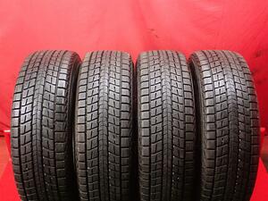 スタドレス4本 《 ダンロップ 》 ウィンターMAXX SJ8 [ 215/70R16 100Q ]8分山★ ハリアー エレメント デリカD:5 アウトランダー stati16