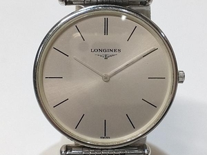 【ジャンク・非可動品】LONGINES ロンジン グランドクラシック L4.635.4 クォーツ メンズ腕時計