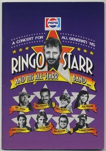 《東京発送》Ringo Starr and His All-Starr Band【来日公演パンフレット】Live In Japan 1989