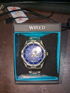 セイコー SEIKO ワイアード WIRED デイデイトカレンダー メンズ腕時計 ブルー 人気モデル V14J-0BV1 