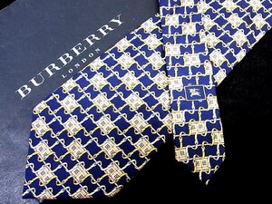 ♪今週の特売980円～♪2016♪状態並品【BURBERRY】バーバリー【ベルト チェック 柄】ネクタイ♪