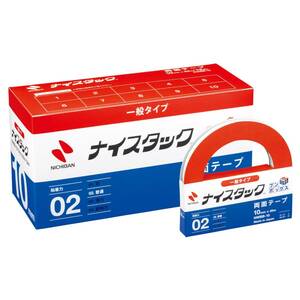 ニチバン 両面テープ ナイスタック (一般) 12巻入 10mm×20m NWBB-10