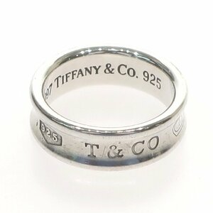 1円スタート TIFFANY&Co. ティファニー 1837 ナローリング SV925 スターリングシルバー 指輪 アクセサリー メンズ レディース 16号 #56