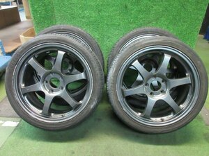 BIM B.I.M DHS ダウンヒルスペシャル C034 18インチ 18x7.5J PCD114.3 +48 5H 225/40R18 4本　　2024.5.10.O.1-P　24040692