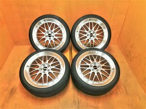 『送料無料』A1058 BBS LM 248 ヨコハマ 2012年 225/40R19 4本セット 19×7.5J 100×5 ET48 プリウス 86 BRZ など