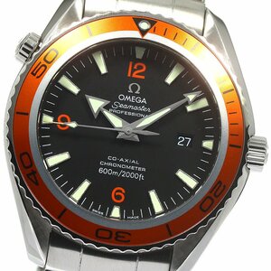 オメガ OMEGA 2208.50 シーマスター600 プラネットオーシャン デイト 自動巻き メンズ 保証書付き_777172