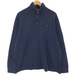 古着 ラルフローレン POLO RALPH LAUREN ハーフジップスウェットシャツ トレーナー メンズXL /eaa427299 ss2501_30