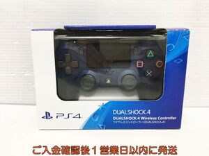 【1円】PS4 純正 ワイヤレスコントローラー DUALSHOCK4 ミッドナイトブルー SONY Playstation4 動作確認済 H07-535tm/F3