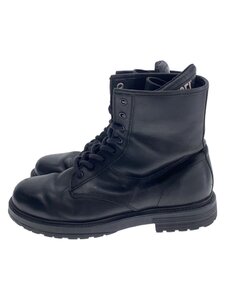 DIESEL◆レースアップブーツ/US10.5/BLK/レザー/Y02714//