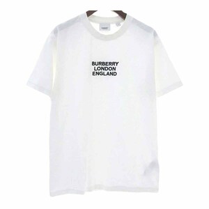 バーバリー ロゴ エンブロイダリー Tシャツ 8021176 レディース ホワイト BURBERRY 中古 【アパレル・小物】