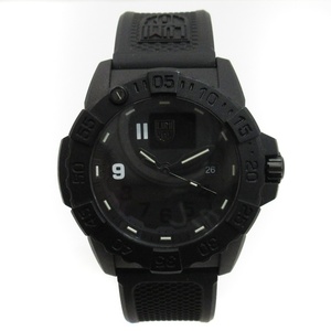 ルミノックス LUMINOX ネイビーシールズ NAVY SEAL NEVER FORGET 3500 SERIES 腕時計 クォーツ デイト Ref.3501.BO.NF ブラック ■SM3 メン