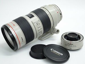 ●○Canon EF 70-200mm F2.8 L IS USM/EXTENDER EF 1.4X II カメラレンズ 望遠 ズーム EFマウント キャノン○●027923003○●